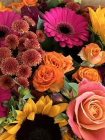 Florist Choice orange and pinks