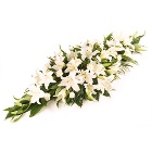 Casket Spray White Lilys