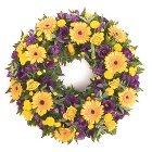 Yellow and Blue Wreath