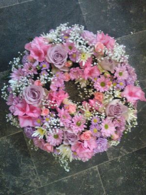 Pink Open Wreath